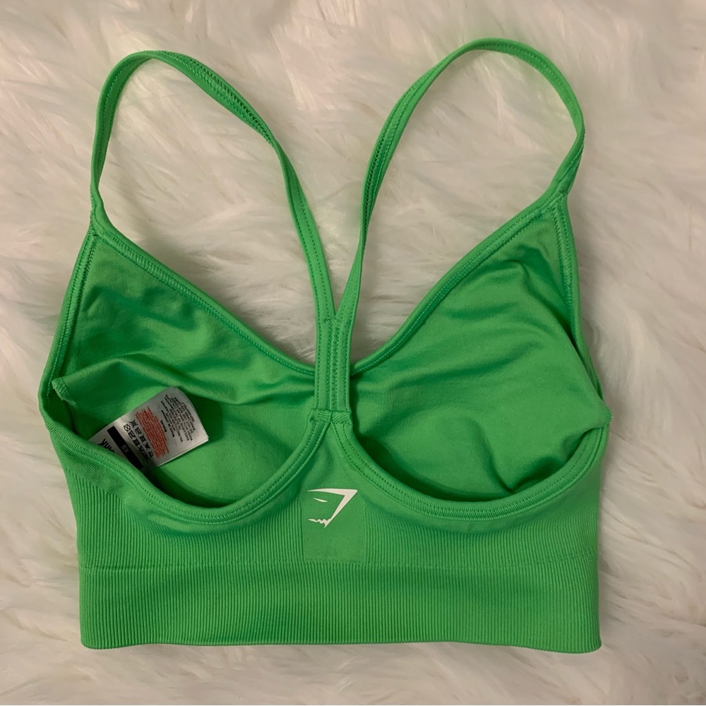 Gymshark Sweat Seamless Sportsbra Fluo Lime XS Activewear Fitness Gym